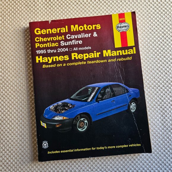 Haynes Chevrolet Cavalier‎ & Pontiac Sunfire 1995 thru 2004 Repair Manual - Picture 1 of 10